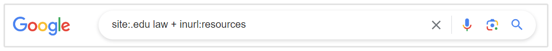 Risorse Legali Ricerca Google